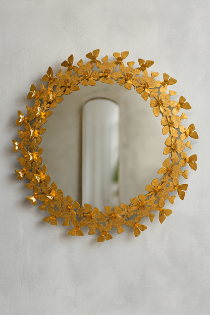 Butterfly Mirror in Pakistan – Metal Frame Wall Mirror