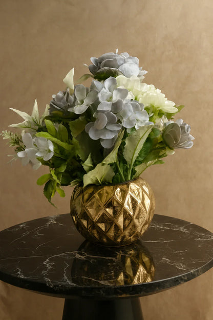 Ceramic Gold Planter 03 | Imported Flower Décor Pakistan