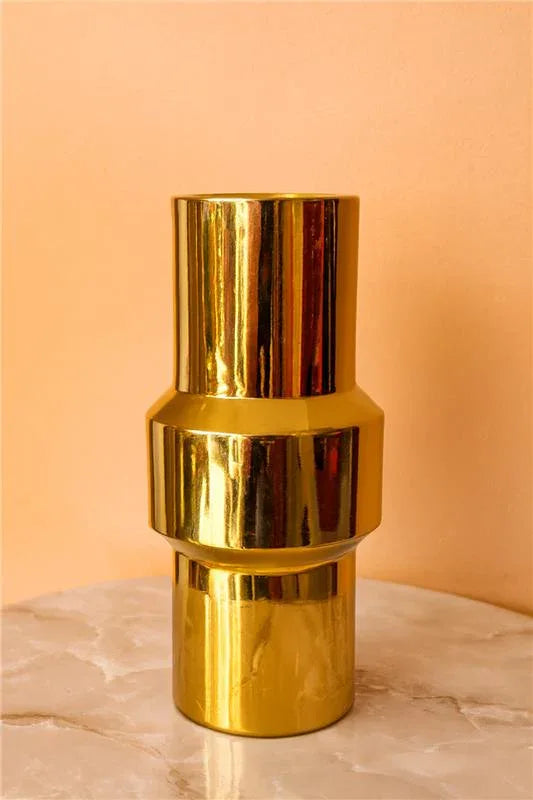 Ceramic Vase 015 in Pakistan – Imported Gold Decorative Vase