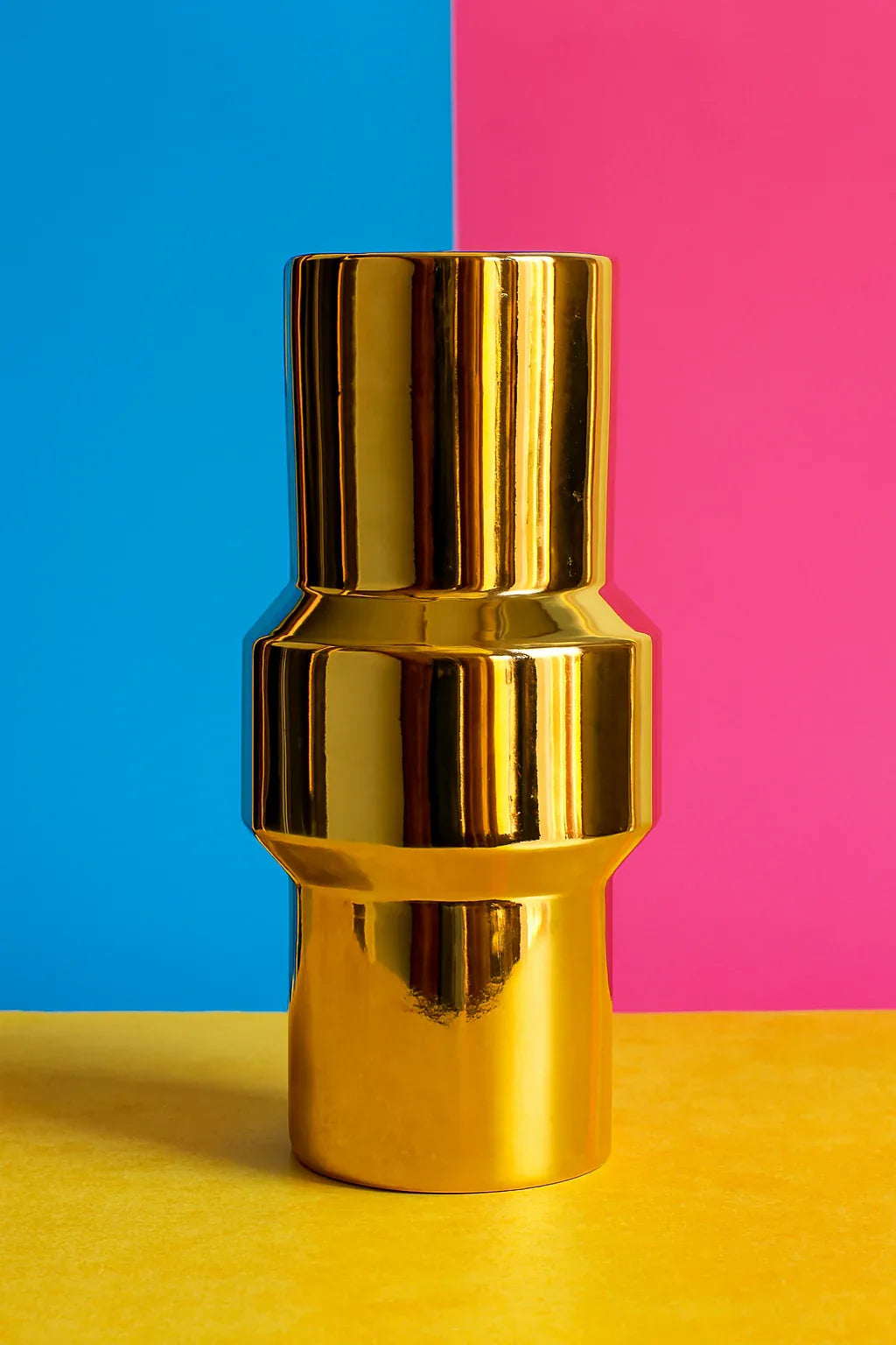 Ceramic Vase 015 in Pakistan – Imported Gold Decorative Vase