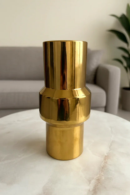 Ceramic Vase 015 in Pakistan – Imported Gold Decorative Vase