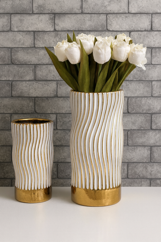 Ceramic Vase Set 065 in Pakistan – Imported Glass Set