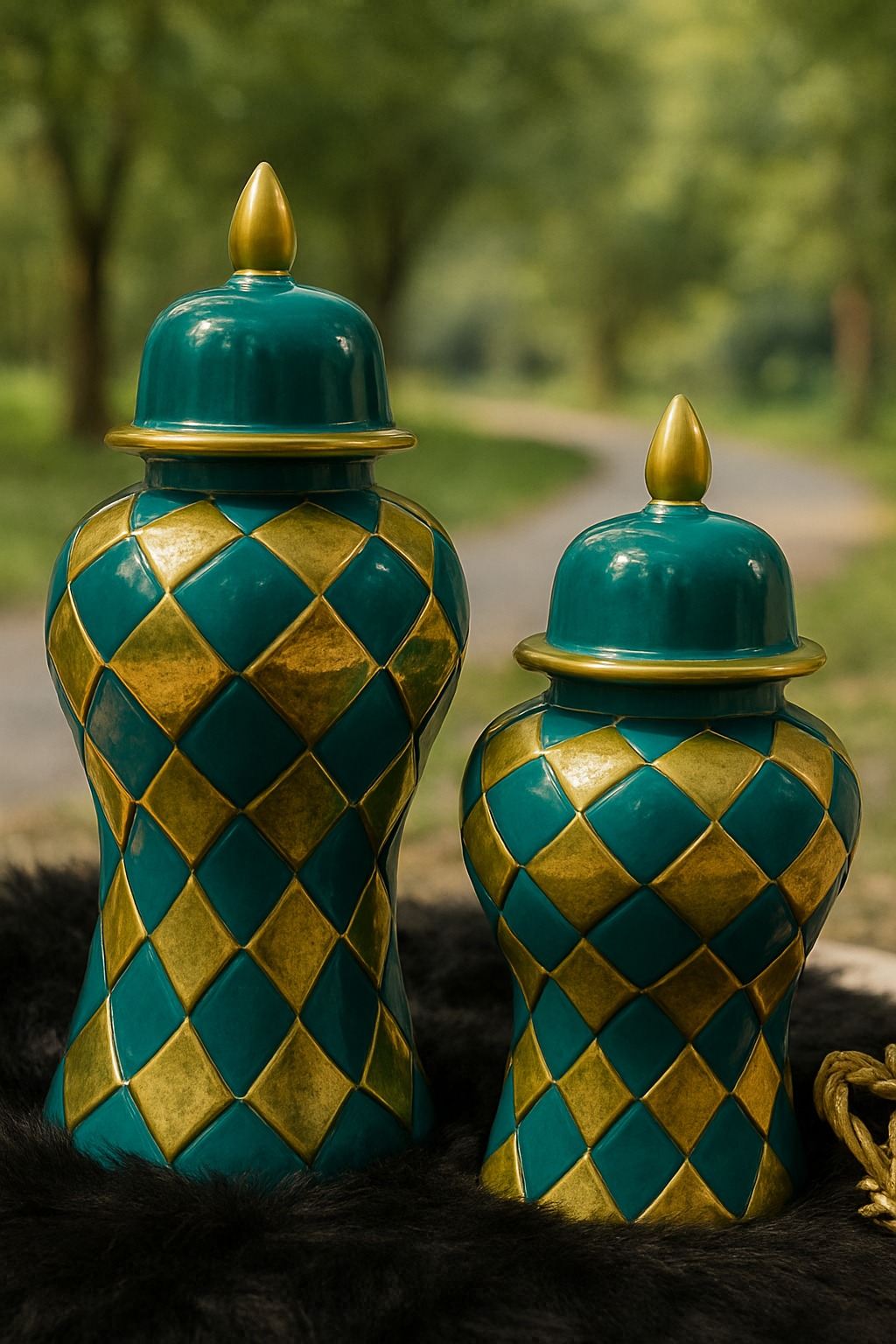 Ceramic Candy 010 – Decorative Ceramic Jars Pair Pakistan