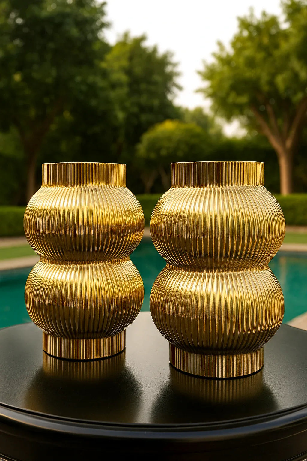 Ceramic Vase 050 – Imported Gold Decorative Vase Pakistan