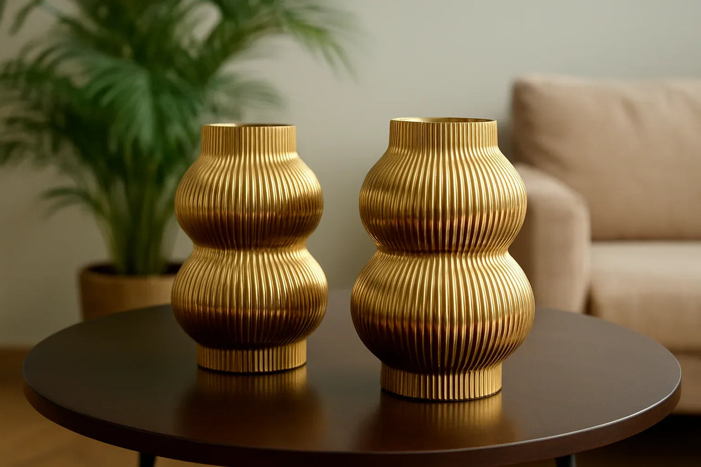 Ceramic Vase 050 – Imported Gold Decorative Vase Pakistan