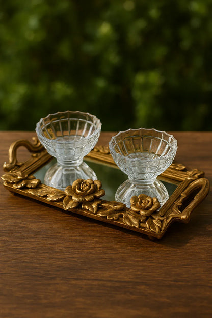 Tray 015 – Gold-Plated Synthetic Tray Pakistan