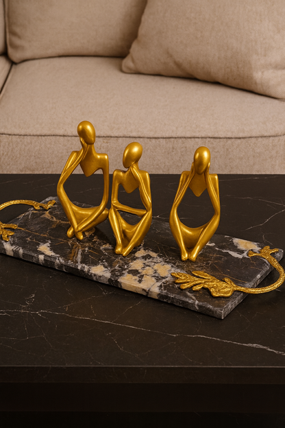 Marble Tray 01 – Premium White Marble Decorative Tray