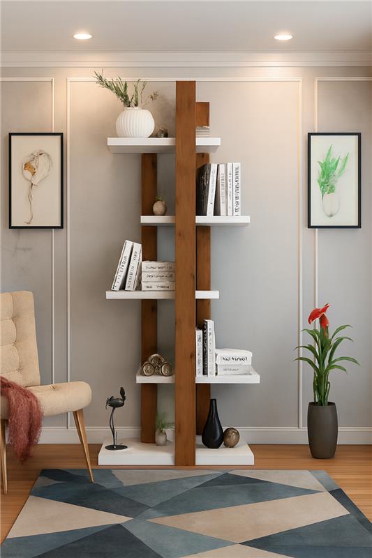 Matt Standing Shelf in Pakistan – MDF Stylish Storage Rack