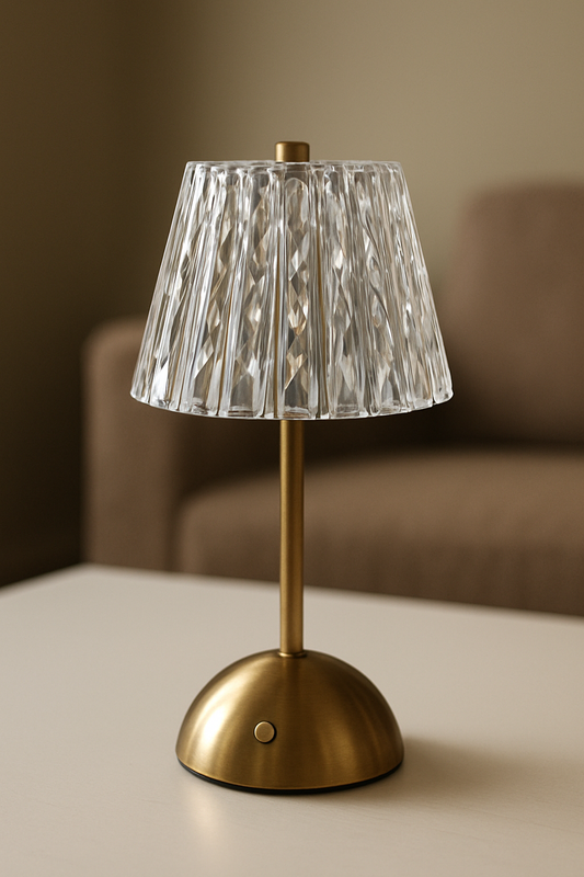 Crystal LED Rechargeable Lamp 01 – Touch Control LED