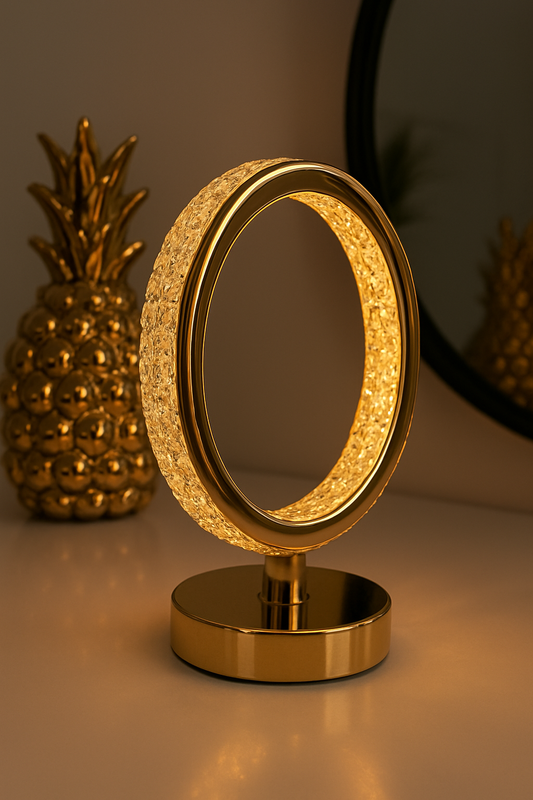 Crystal Rechargeable Lamp – Elegant LED Table Light