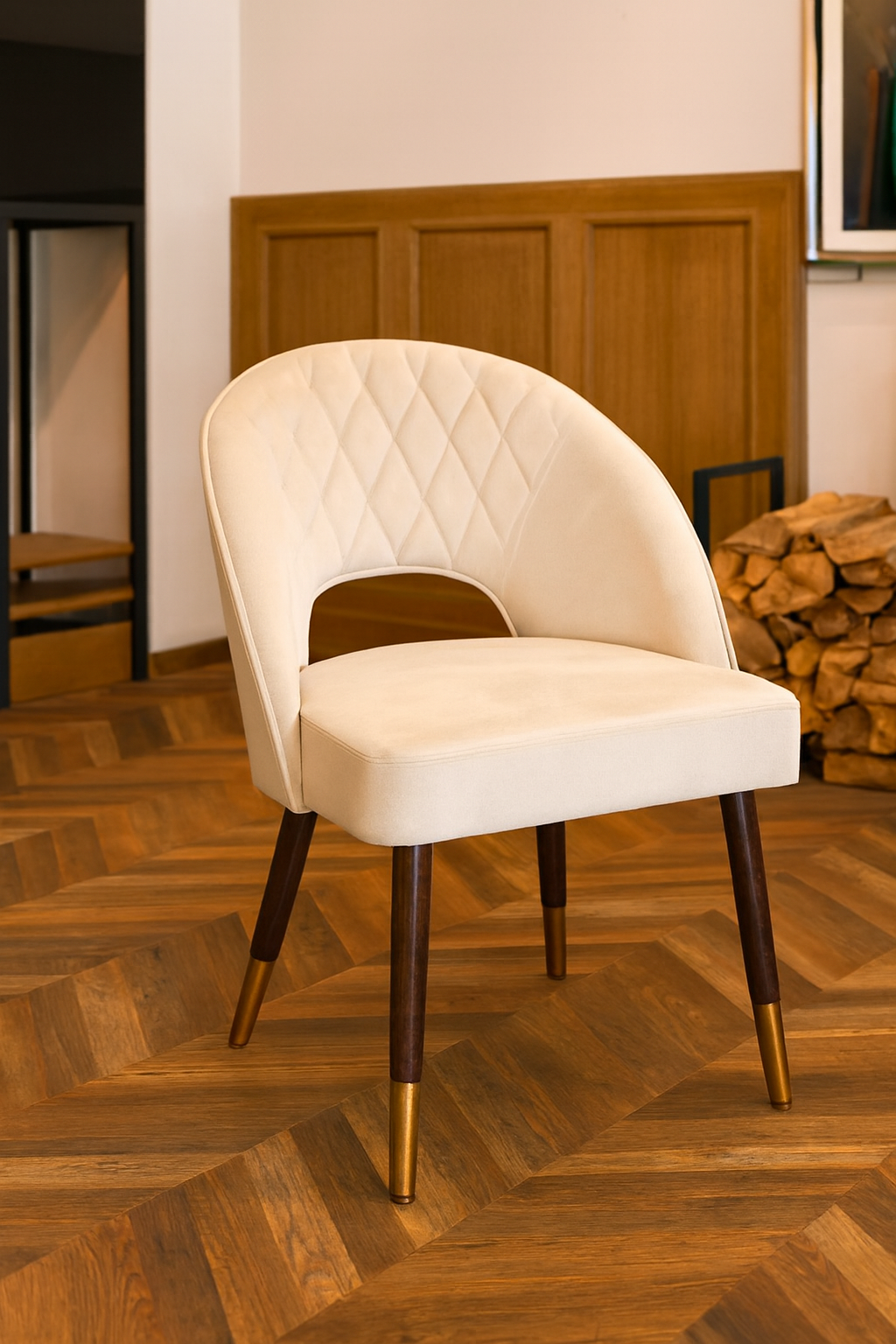Dawn Chair 02 | Solid Wood Accent Chair Pakistan