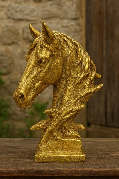 Dovel Table Decor – Black & Gold Luxury Sculpture Pakistan