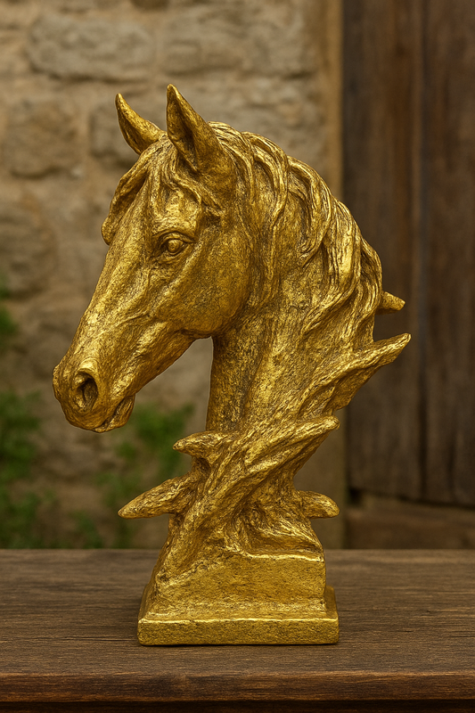 Dovel Table Decor – Black & Gold Luxury Sculpture Pakistan