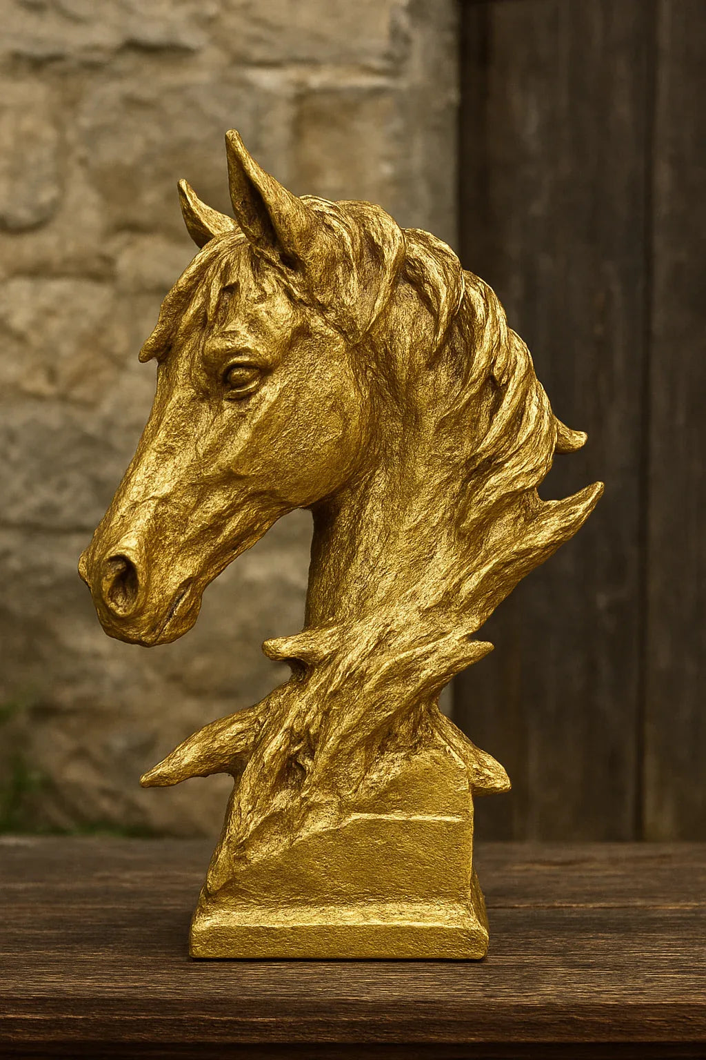 Dovel Table Decor – Black & Gold Luxury Sculpture Pakistan