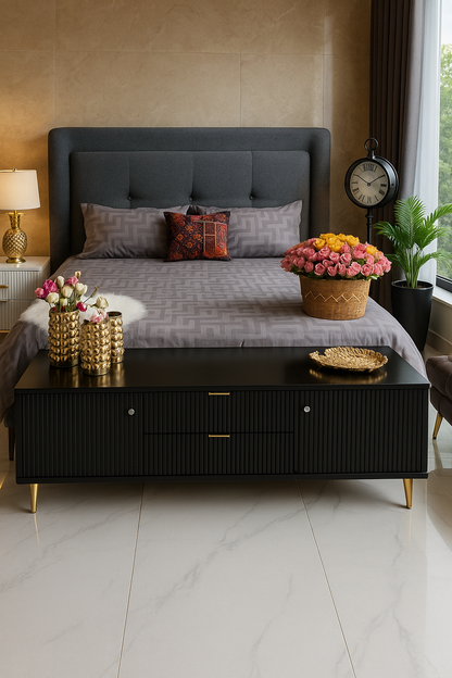 Eclipse TV Console – Modern CNC MDF TV Unit in Pakistan