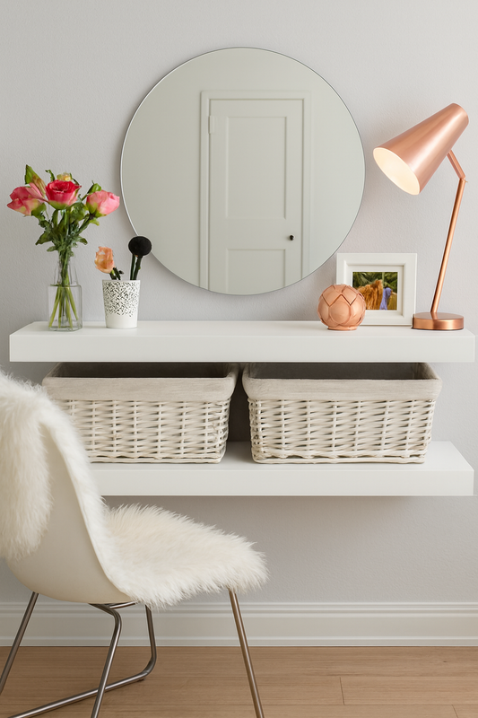 Elantra Mirror & Shelf in Pakistan – MDF Wall Décor Set