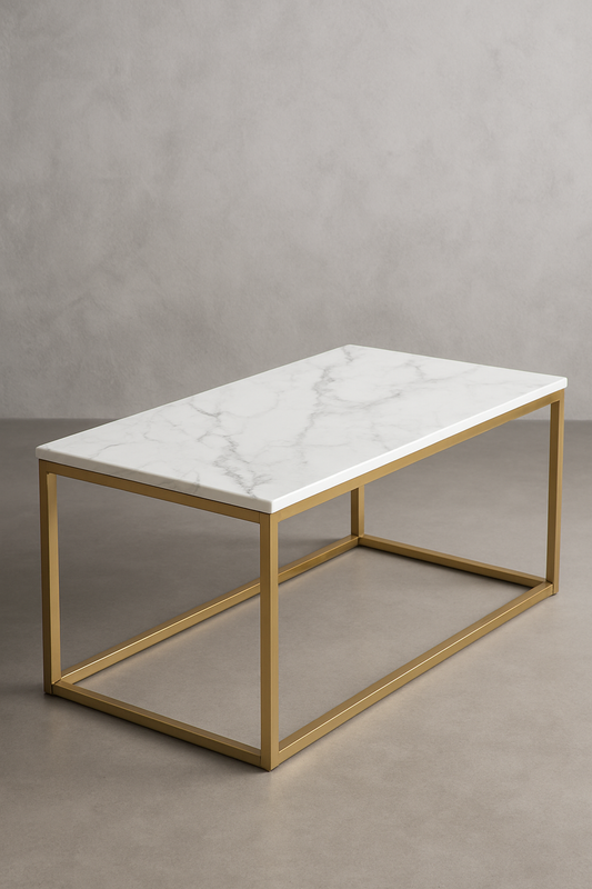 Elavo Center Table – Metal Frame & UV Top
