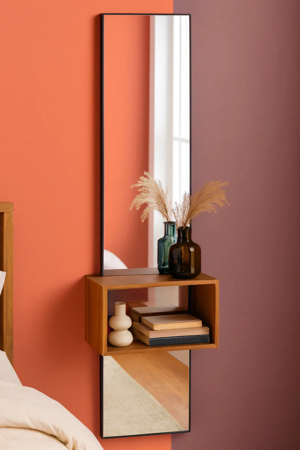 Elettra Mirror in Pakistan – 55x15 MDF Frame Wall Mirror