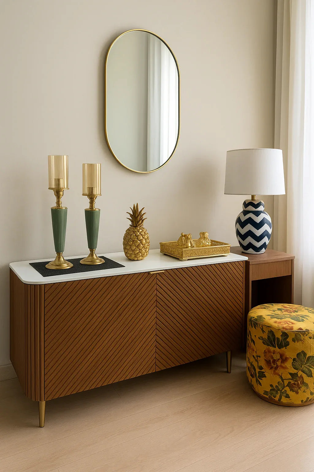 Espen Side Board Brown – Premium Deco Finish