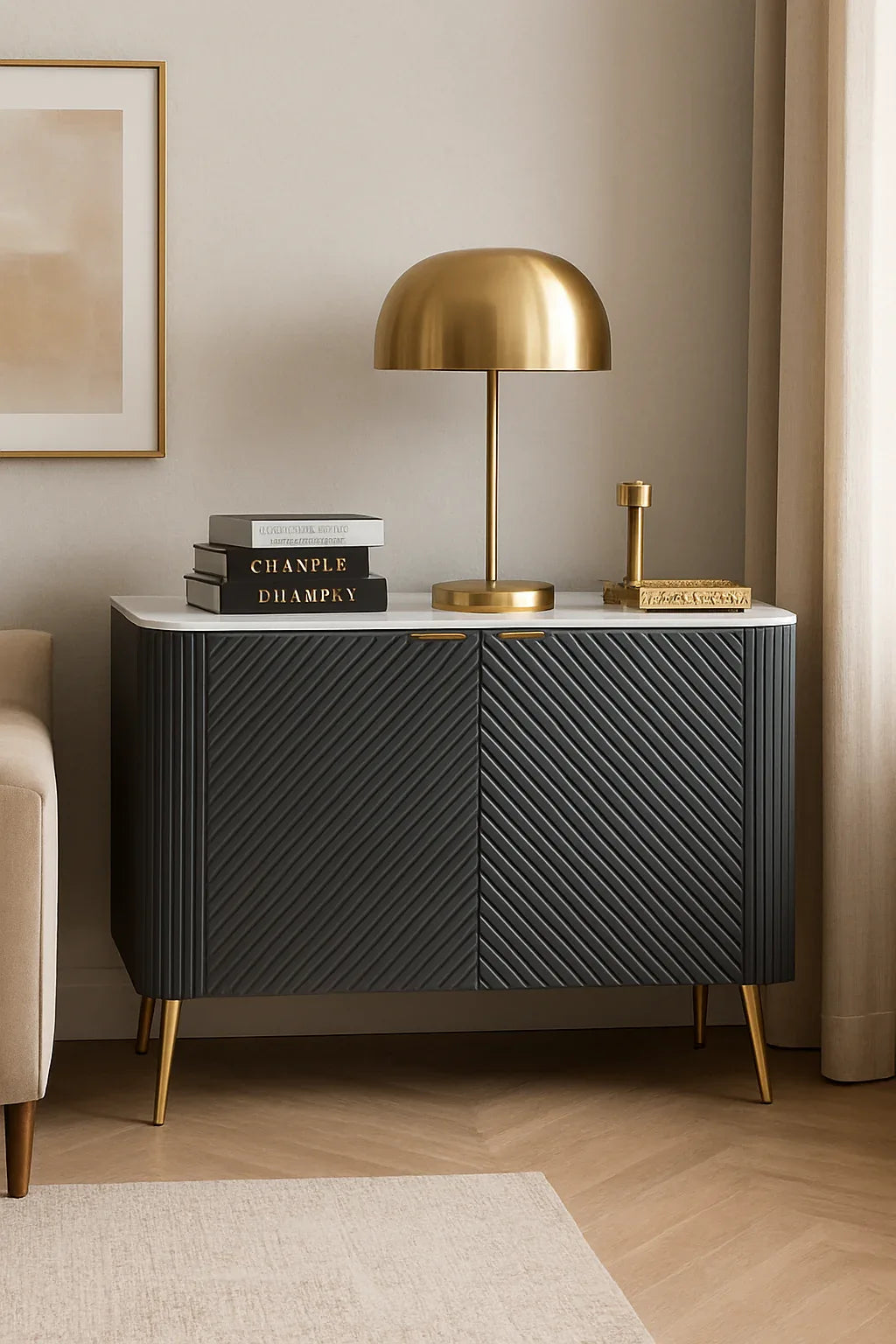 Espen Side Board Grey – Modern Deco Storage