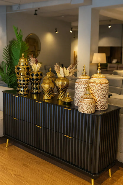 Everlign Side Board – Gold Accented DECO Paint