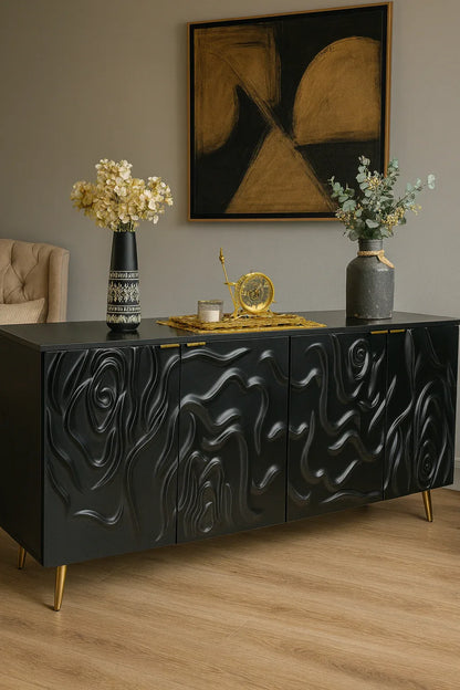 Florecence Side Board Black – Elegant DECO Paint