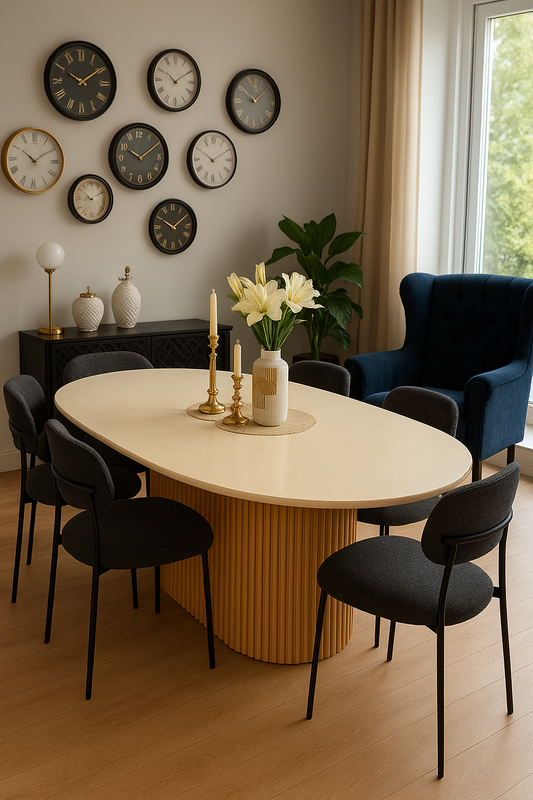 Frea Dining Table – 6 & 8 Seater Elegant Set Pakistan