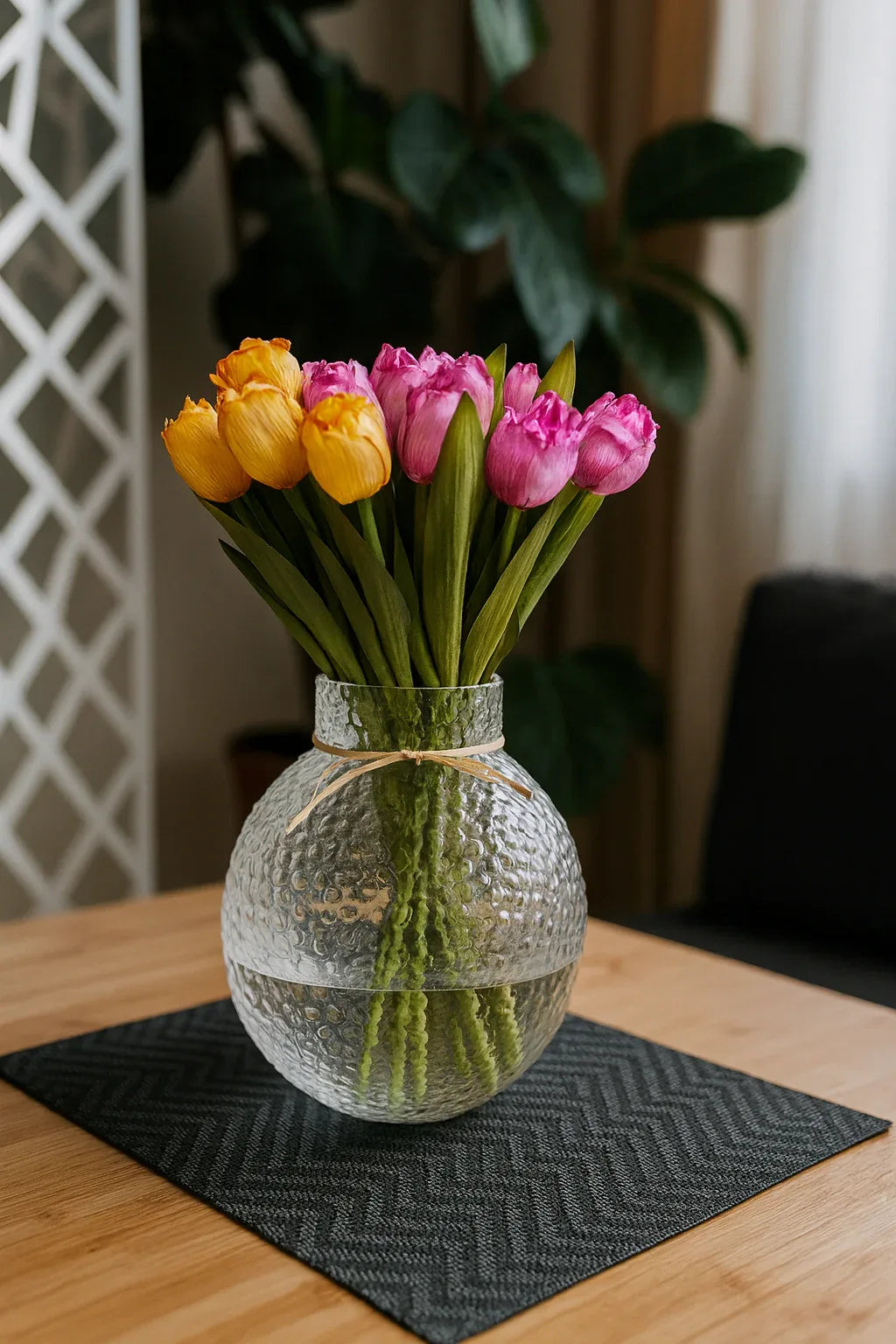 Glass Vase 071 in Pakistan – Imported Decorative Glass Vase