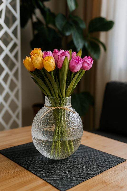 Glass Vase 071 in Pakistan – Imported Decorative Glass Vase