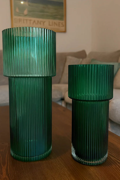 Glass Vase Set 070 in Pakistan – Imported Glass Decor Set