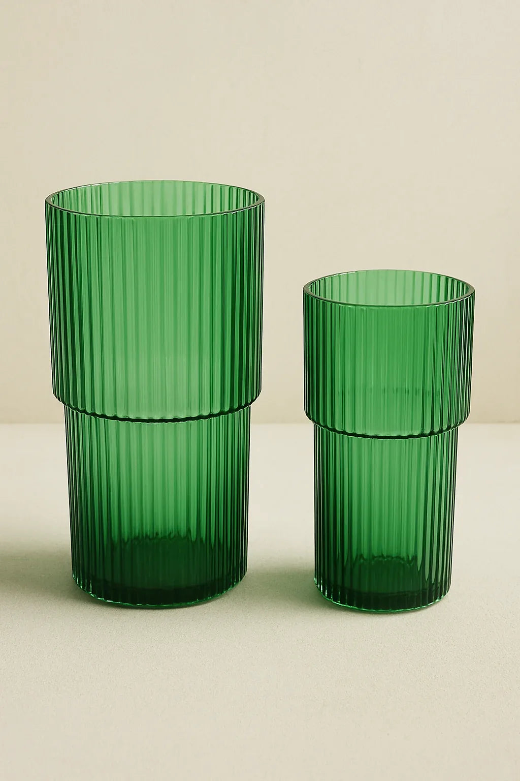 Glass Vase Set 070 in Pakistan – Imported Glass Decor Set