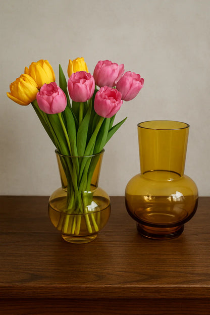 Glass Vase 067 in Pakistan – Imported Glass Decor Set