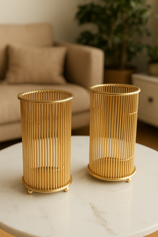 Gold Metal Vase 01 – Imported Decorative Vase Pakistan