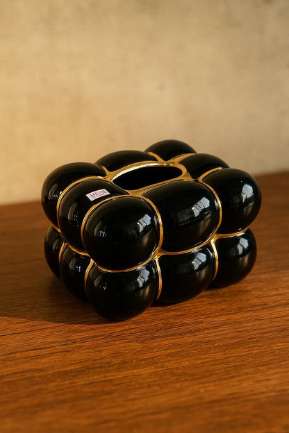Gold Jewel Tissue Box – Luxury Glass Tissue Holder