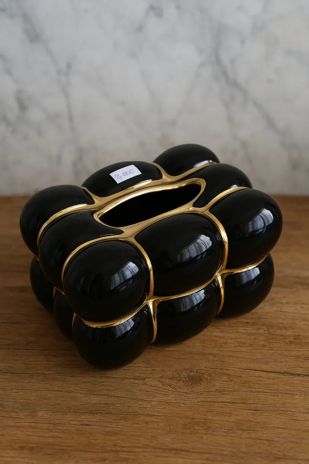 Gold Jewel Tissue Box – Luxury Glass Tissue Holder