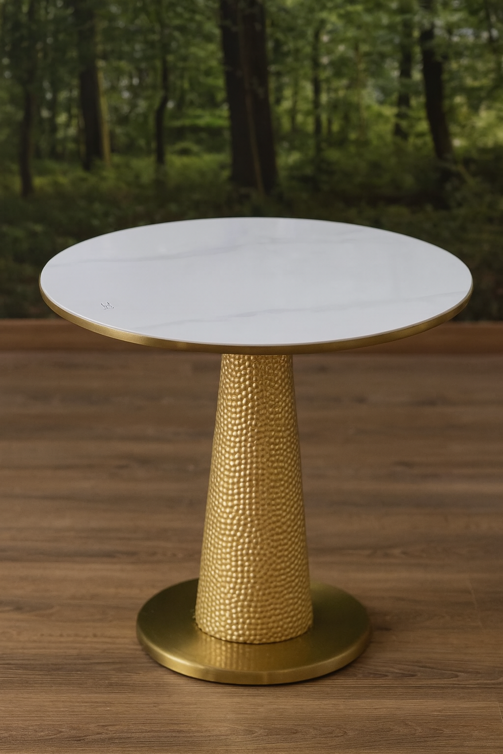 Gold Line Table – Brass Marble Imported Table