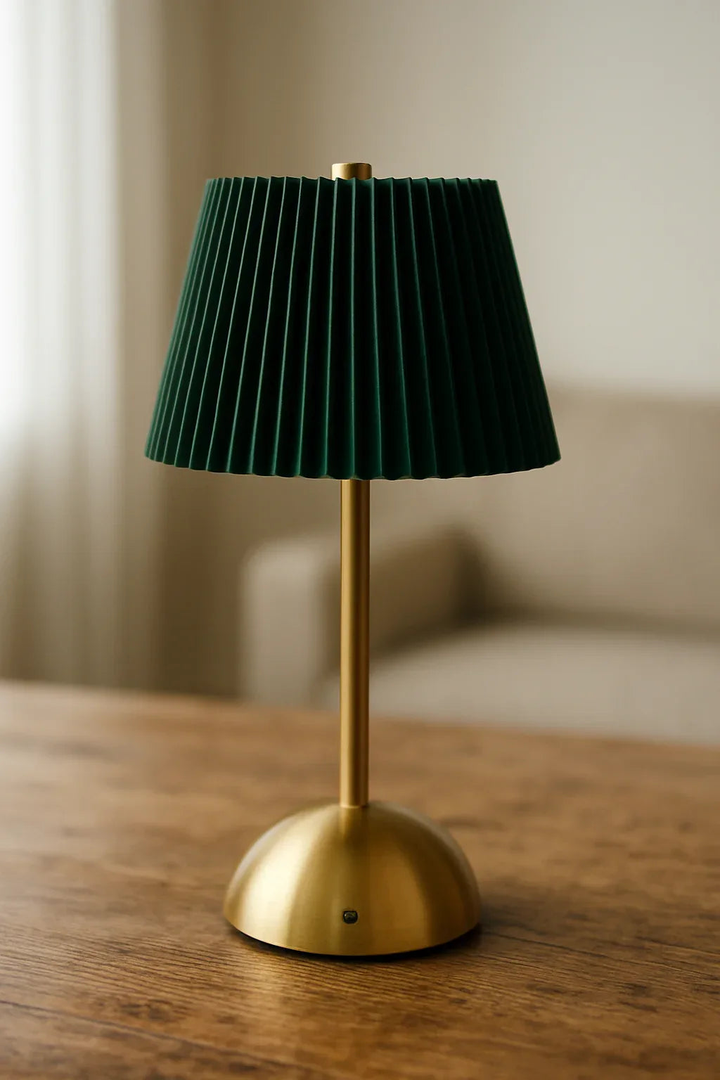 Green LED Rechargeable Lamp 02 – Touch Control LED
