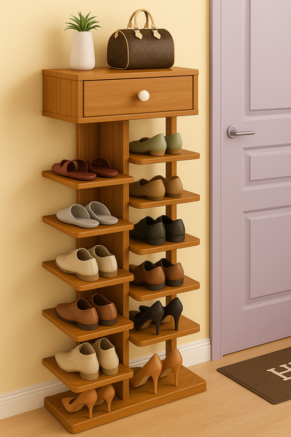 Groof Shoe Rack – Compact MDF Shoe Cabinet in Pakistan