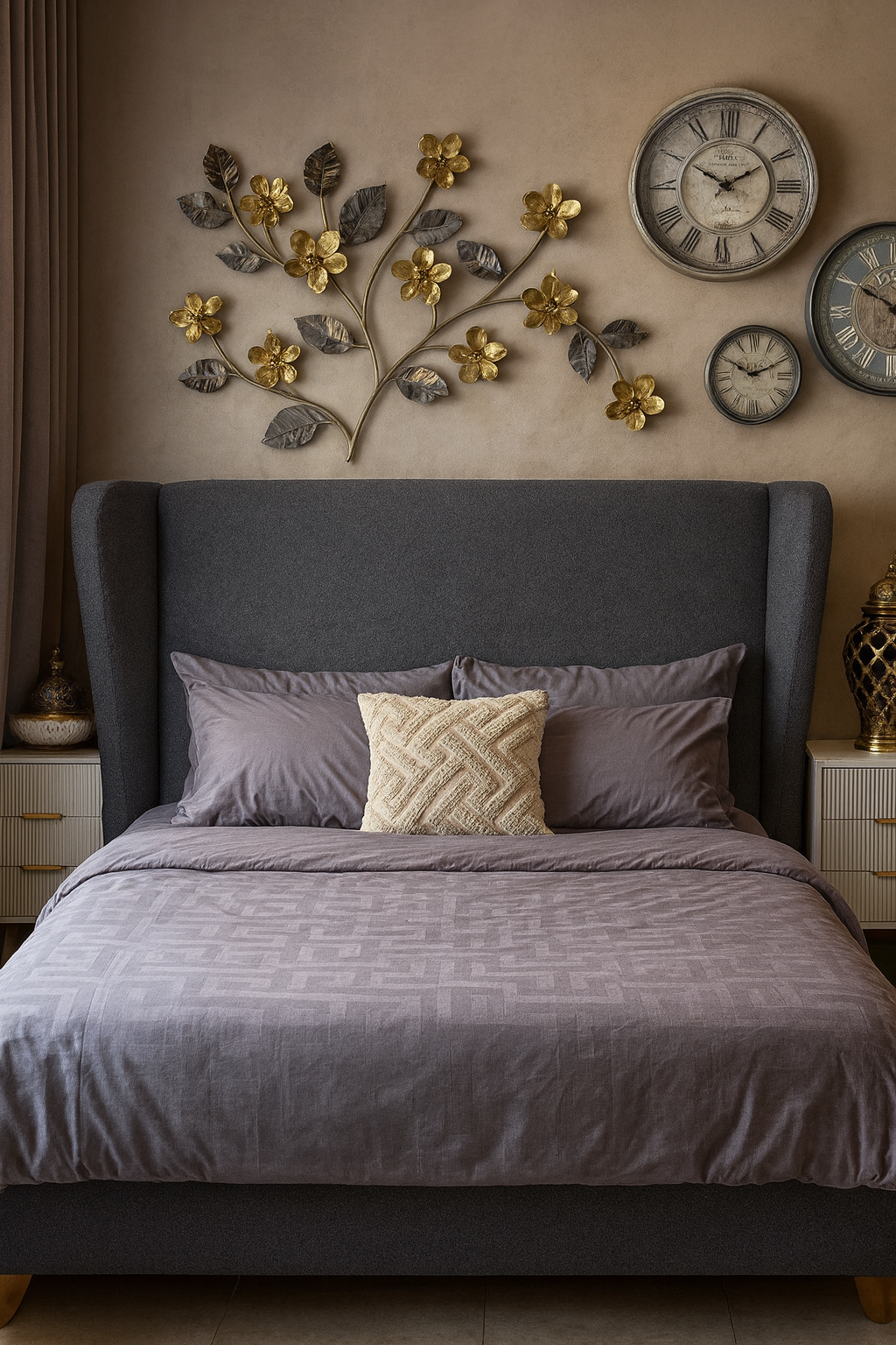 Hagrid Boucle Bed in Pakistan – Luxury Queen Size Bed