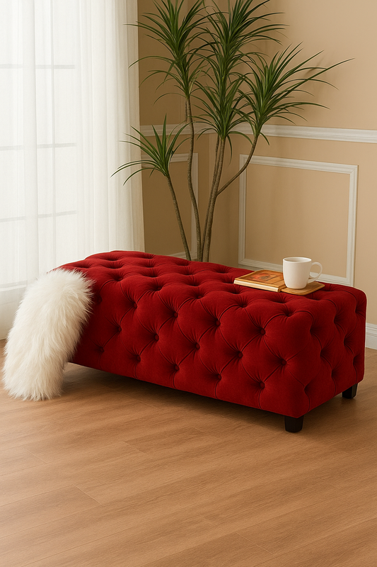 Halen Puffy – Premium Fabric Ottoman Puffy in Pakistan
