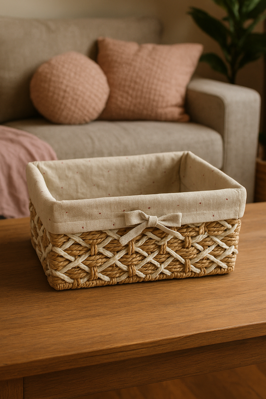 Hand Woven Rattan Storage Baskets 02 – Set of 3 Imported