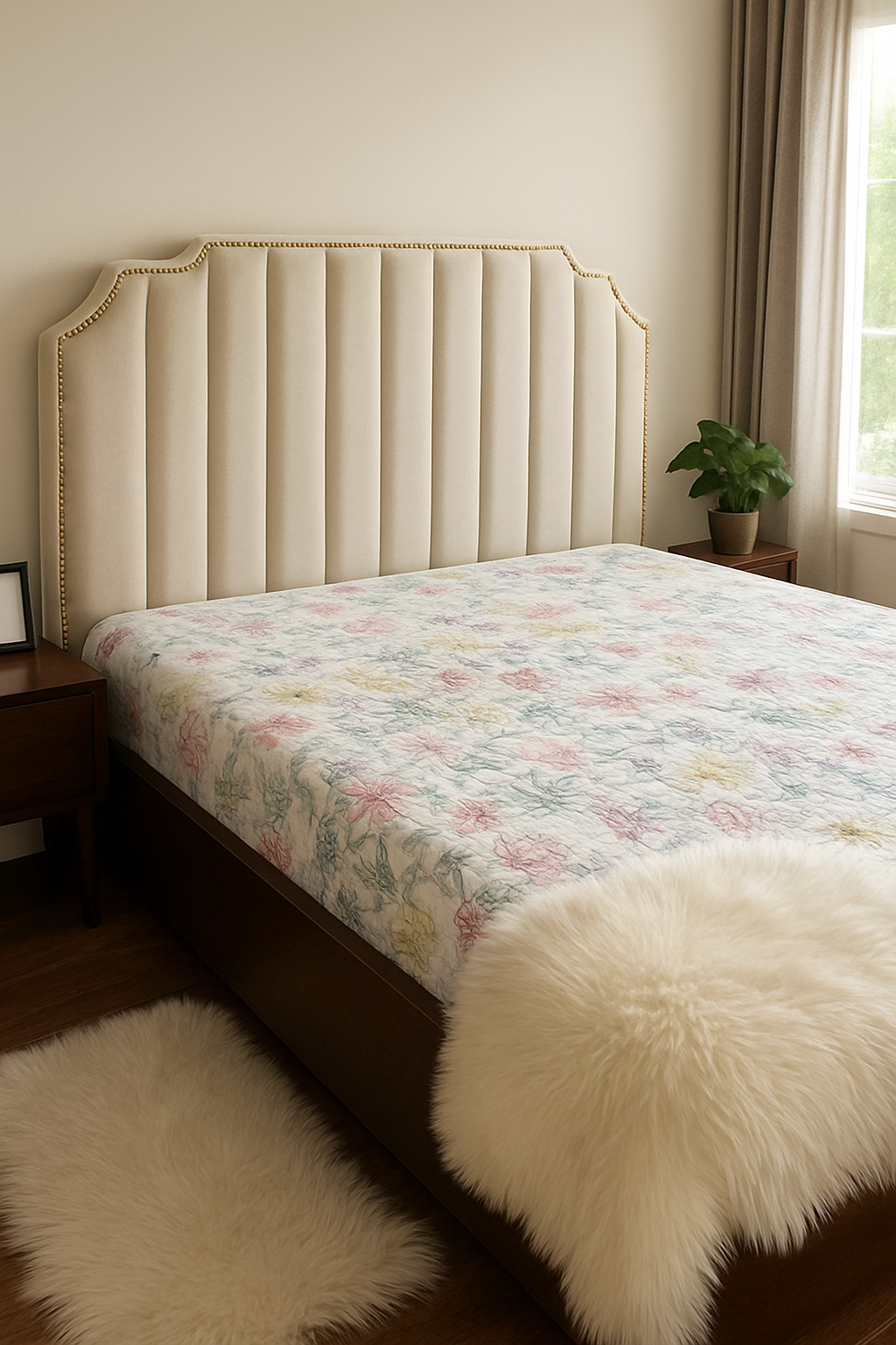 Harlen King Size Bed in Pakistan – Wood & MDF by Define Wood