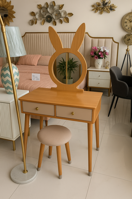 Henesy Kids Vanity & Stool – Stylish Kids Furniture Pakistan