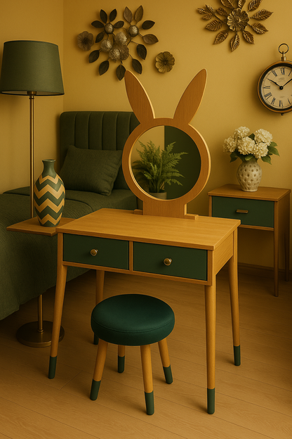 Henesy Kids Vanity & Stool – Stylish Kids Furniture Pakistan