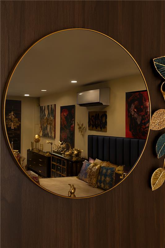 Hexel Premium Mirror 2 ft in Pakistan – Metallic Wall Mirror