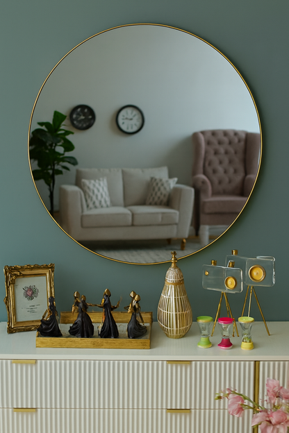 Hexel Premium Mirror 3 ft in Pakistan – Metallic Wall Mirror