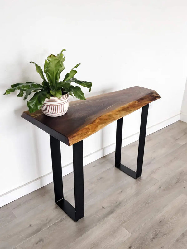 Live Edge Console Table