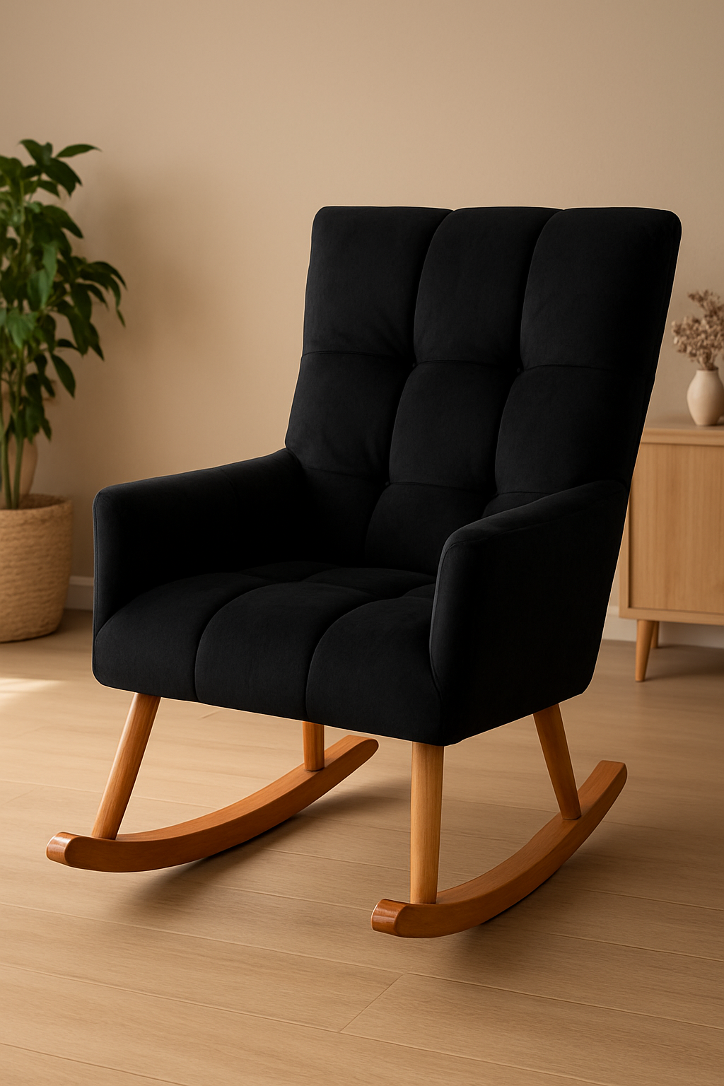 James Rocking Chair Black – Beechwood Rocker in Pakistan