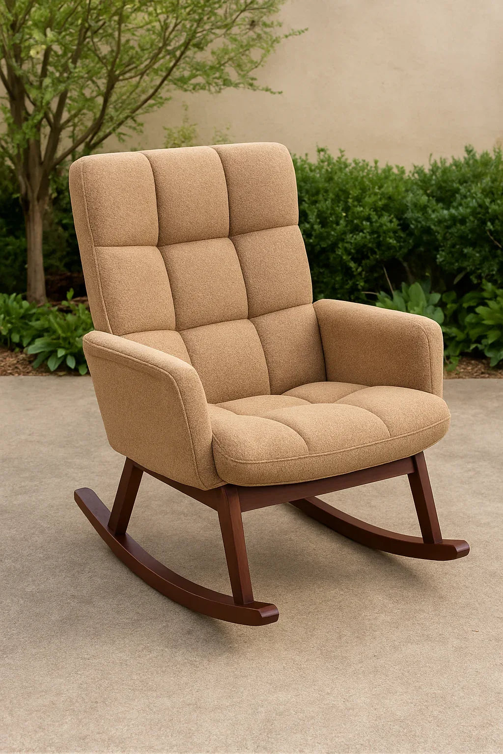 James Rocking Chair Boucle 005 – Beechwood Chair Pakistan