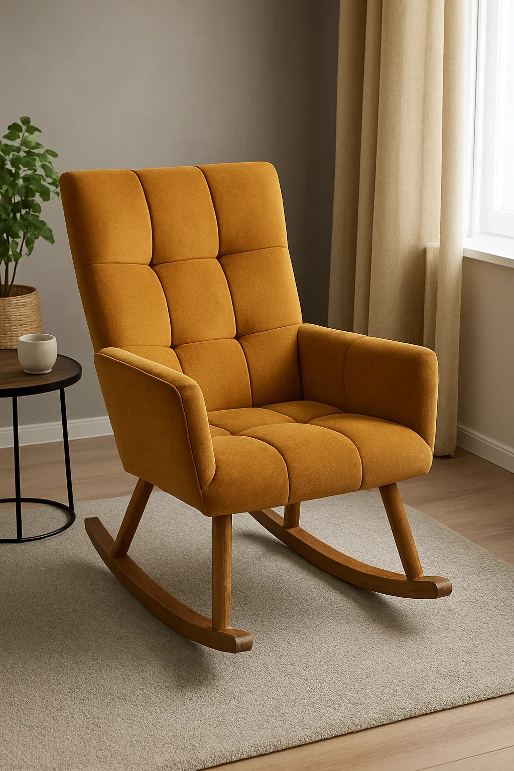 James Rocking Chair Brown – Beechwood Comfortable Rocker